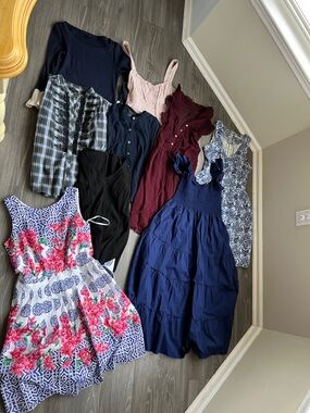 Bundle lot Jcrew dress Talbots Milly top shirt Ann taylor cardigan work